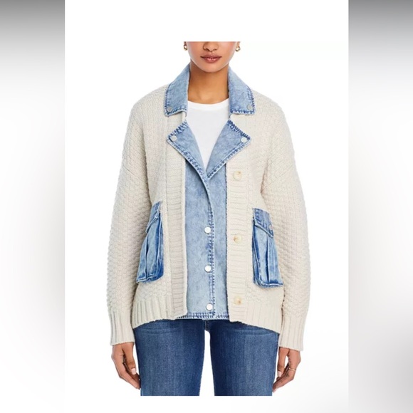 BLANKNYC Last Call Mixed Media Cardigan - Picture 7 of 16